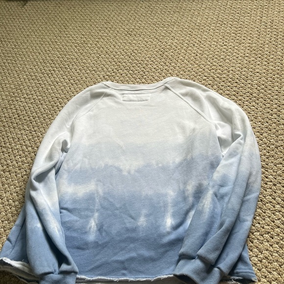Abercrombie White and Blue Sweatshirt Size 9/10 - Picture 3 of 4
